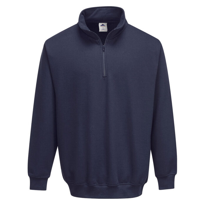 B309 - Sorrento Zip Neck Sweatshirt - Academy Crests